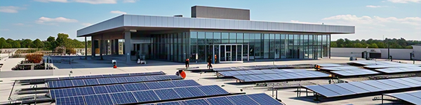 Solar panels success project on grid business